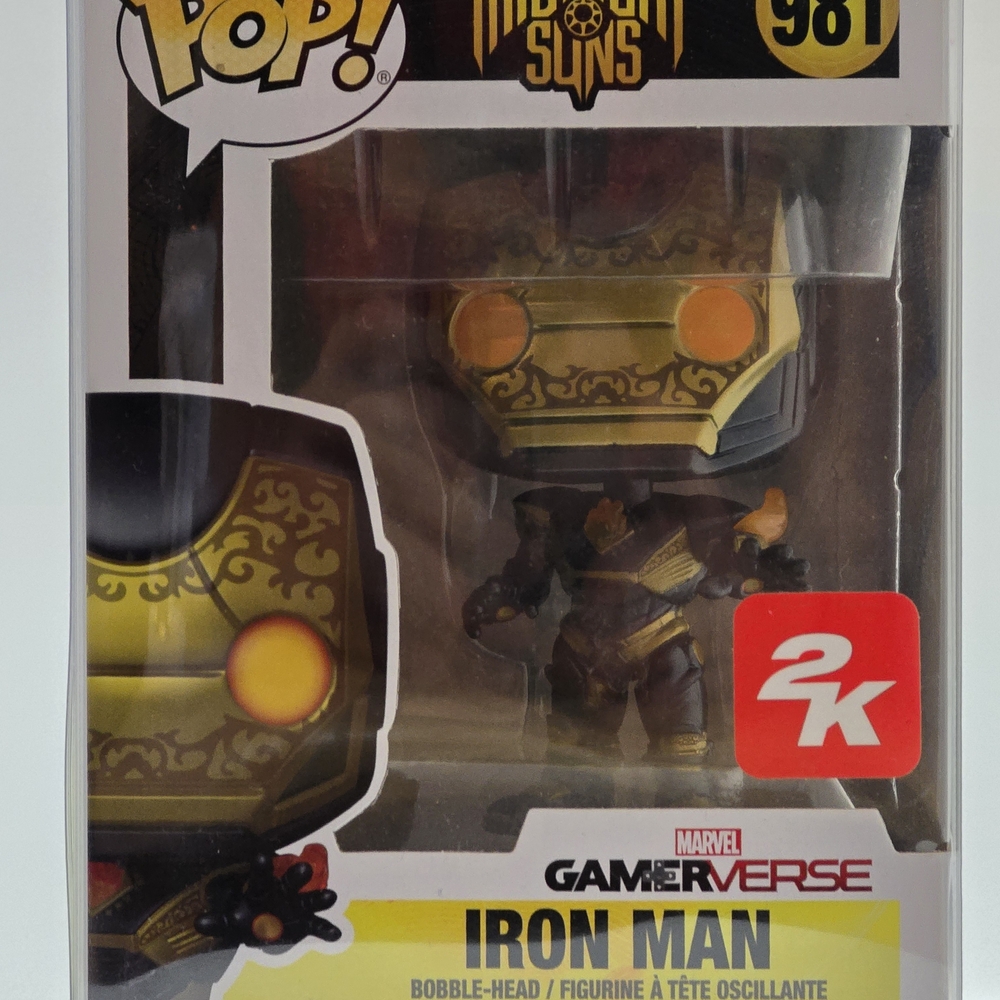 Funko Pop! Marvel Gamerverse Iron Man Bobble-Head Gold and Black